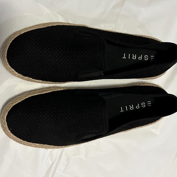 Esprit Black faux suede slip on. Size 7.5 - Picture 7 of 8